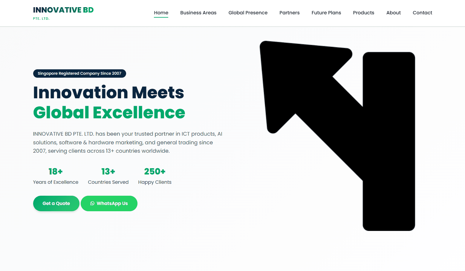 Innovative BD — ICT & Global Trading Website