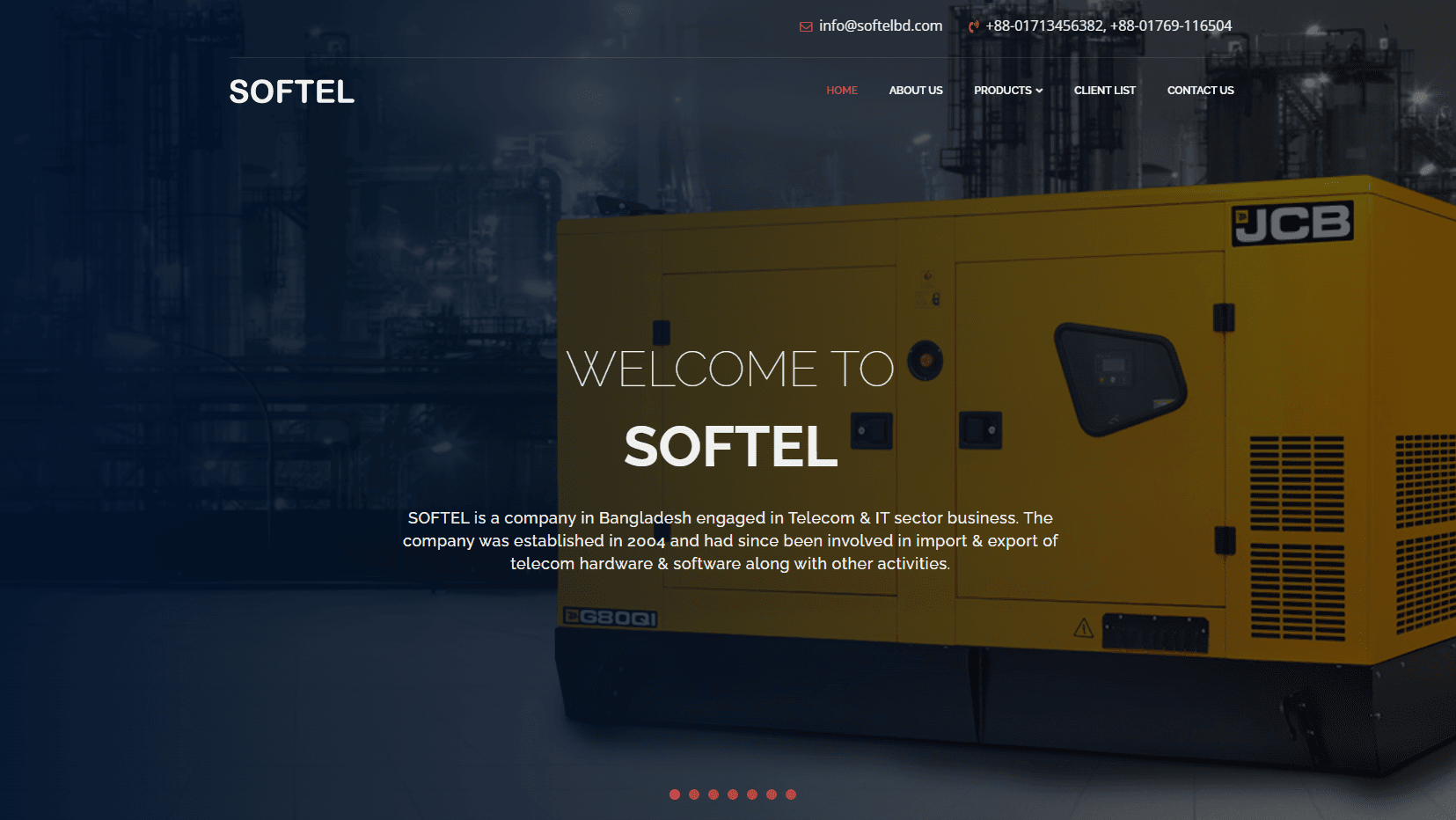 Softel — Telecom & IT Company Website